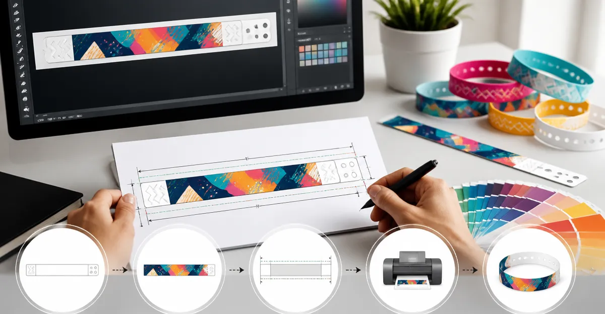 How to Create Custom Wristband Artwork: Exact Template Sizes, Bleed & Print-Ready Specs