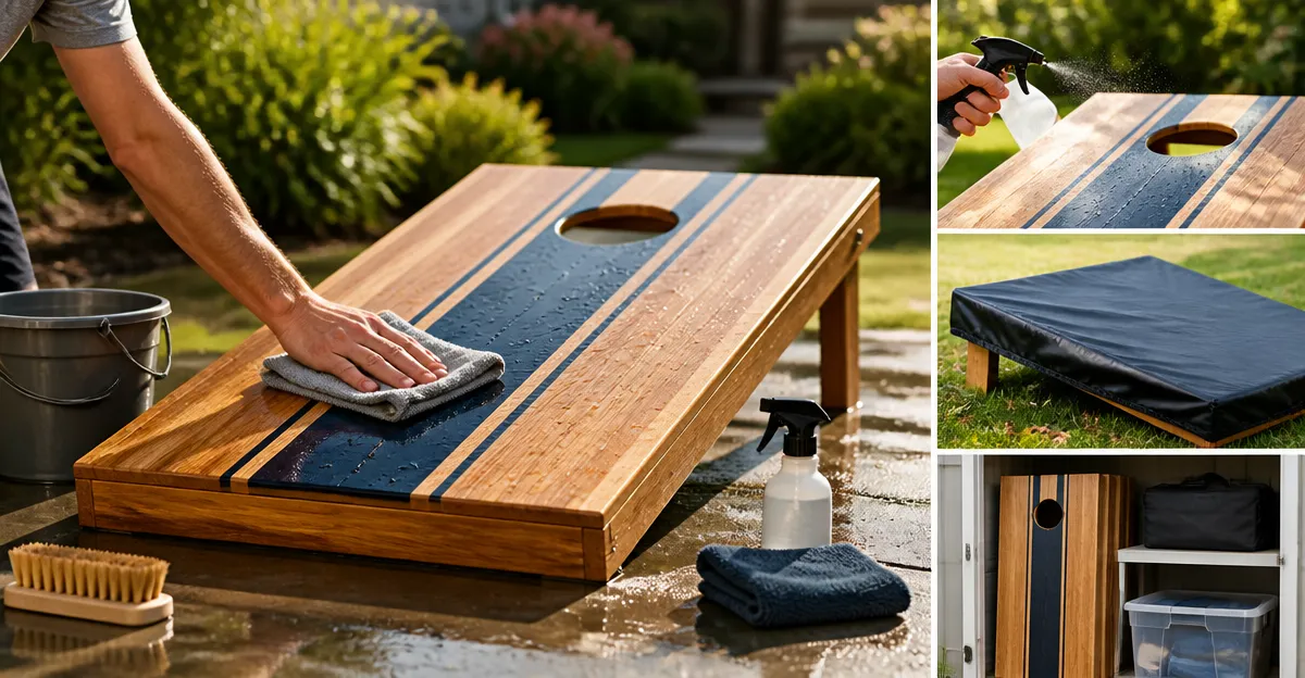 How to Care for Outdoor Cornhole Boards – Cleaning, Weatherproofing & Storage
