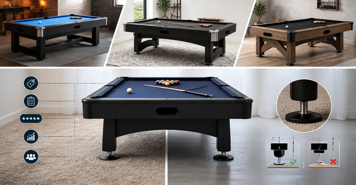 GoSports vs EastPoint vs American Legend Billiard Tables: In‑Depth Comparison