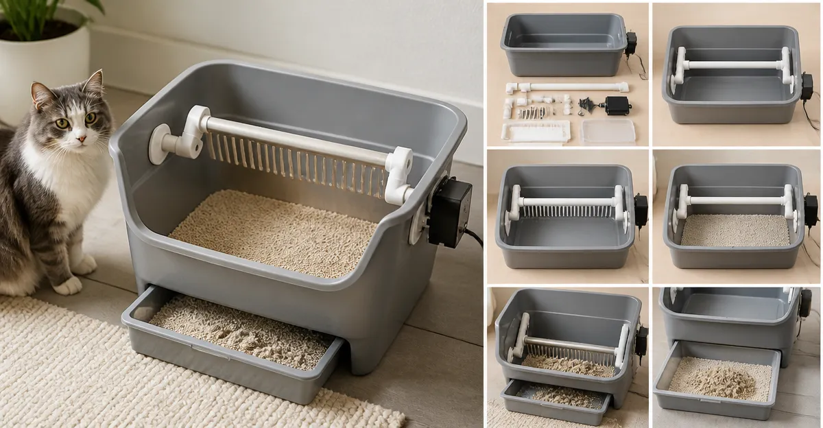 DIY Automatic Litter Box Conversion: Build a Self-Cleaning Cat Litter Box