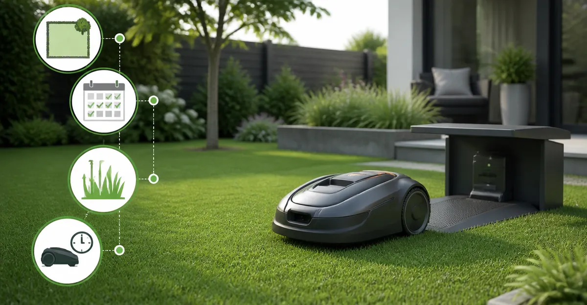 How to Set the Ideal Mowing Schedule for a Small Yard with a Robot Mower