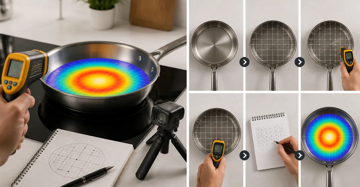 DIY Cookware Heatmap: Find Pan Hot Spots at Home
