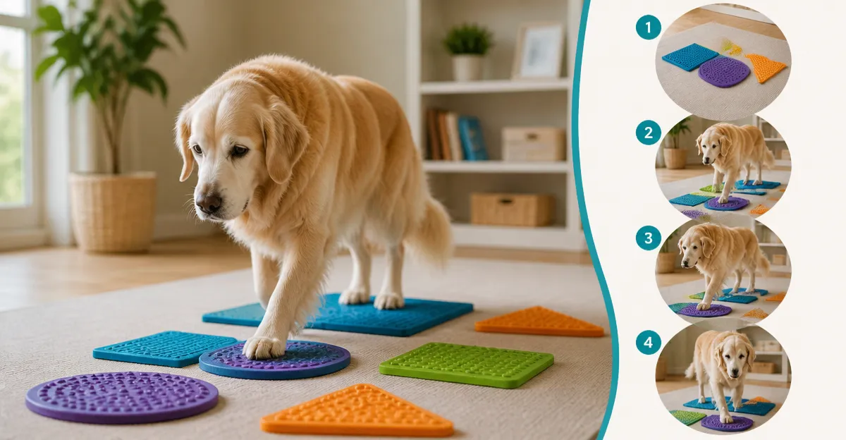 How to Use Floor Pattern Training to Improve Senior Dog Mobility
