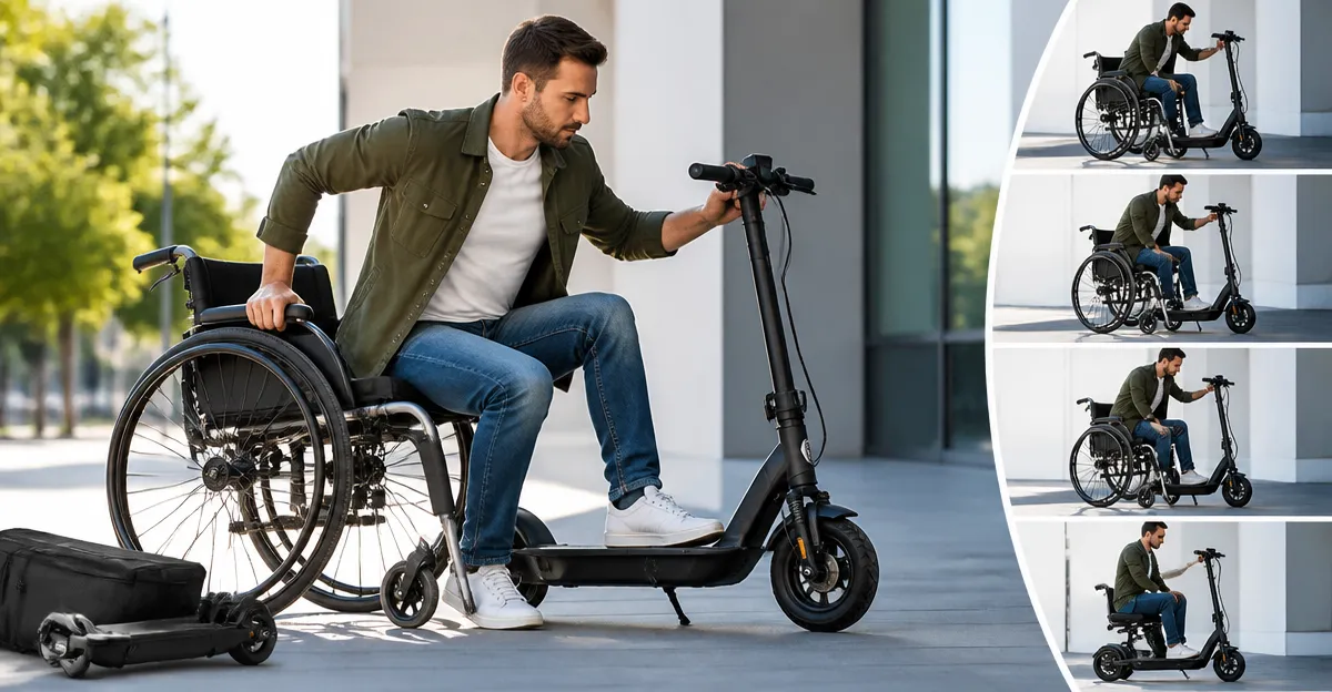 How to Transfer Safely from a Wheelchair to a Folding E‑Scooter