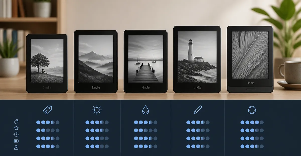 Amazon Kindle Comparison: 16GB, Paperwhite, Signature & Refurbished Models