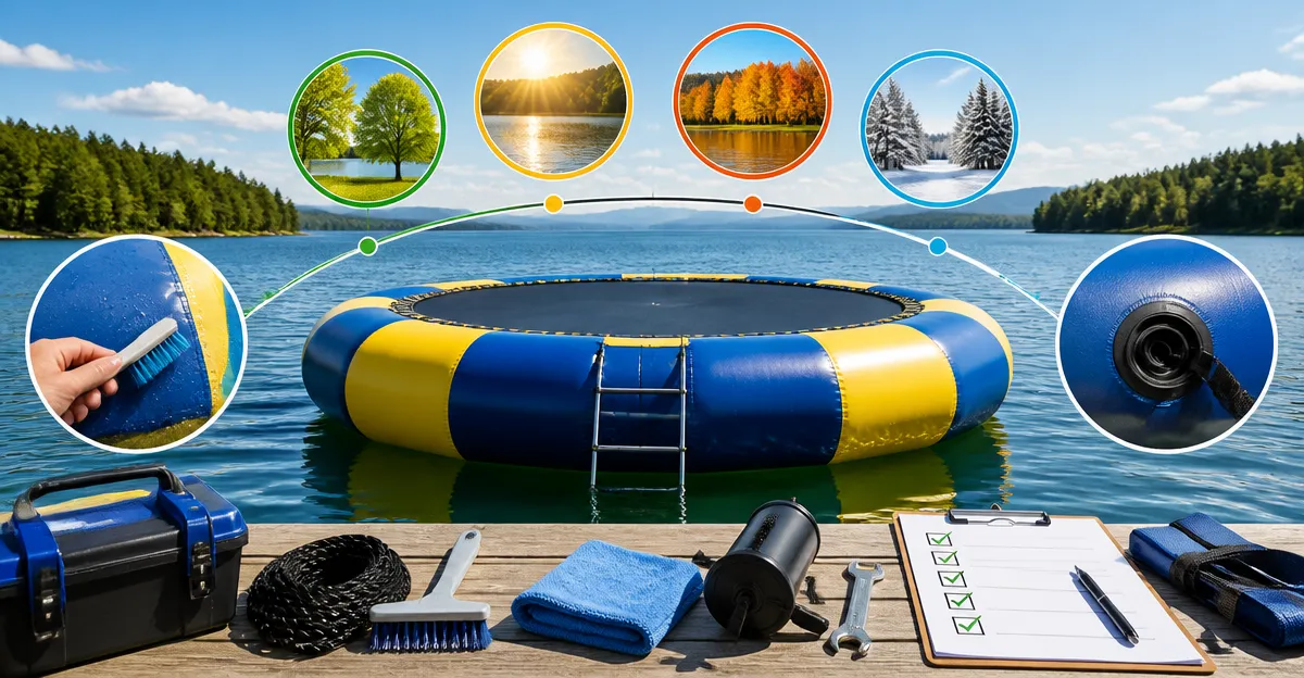 Water Trampoline Maintenance Schedule: Ultimate Seasonal Guide