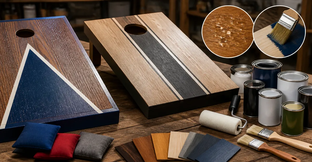 Cornhole Board Finish & Paint Types: Complete Guide