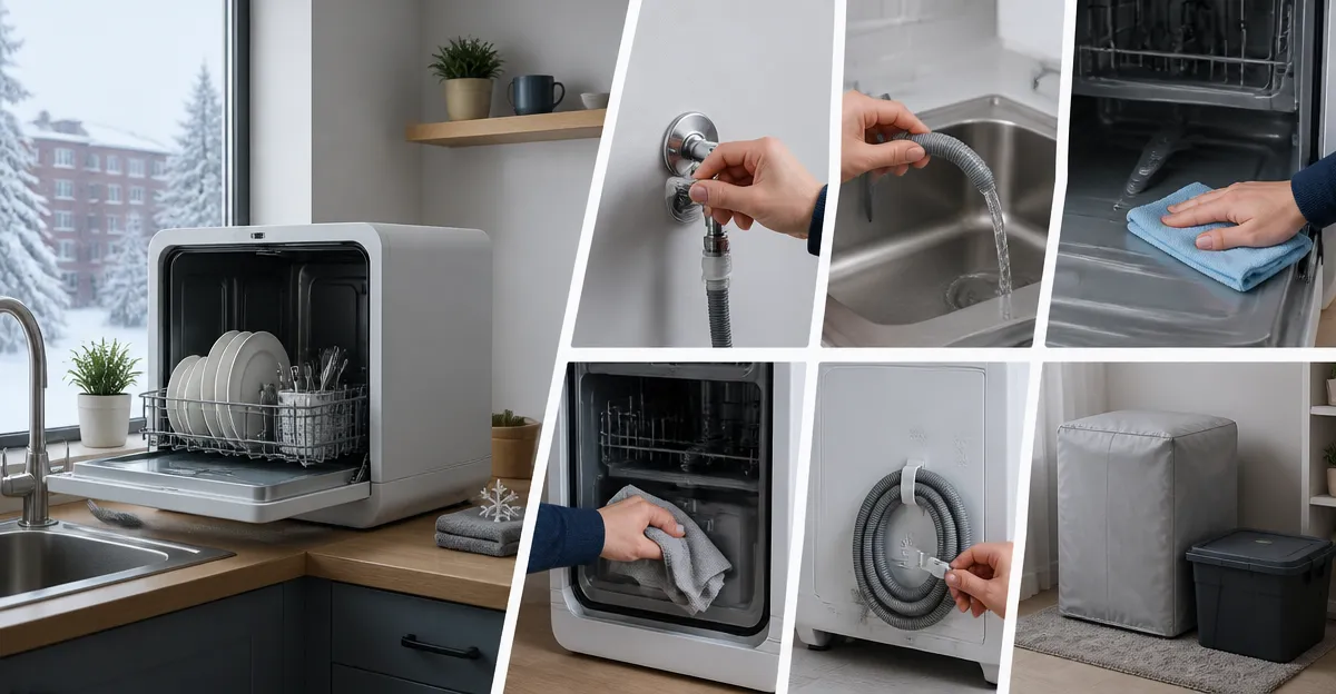 How to Winterize a Portable Dishwasher in an Apartment