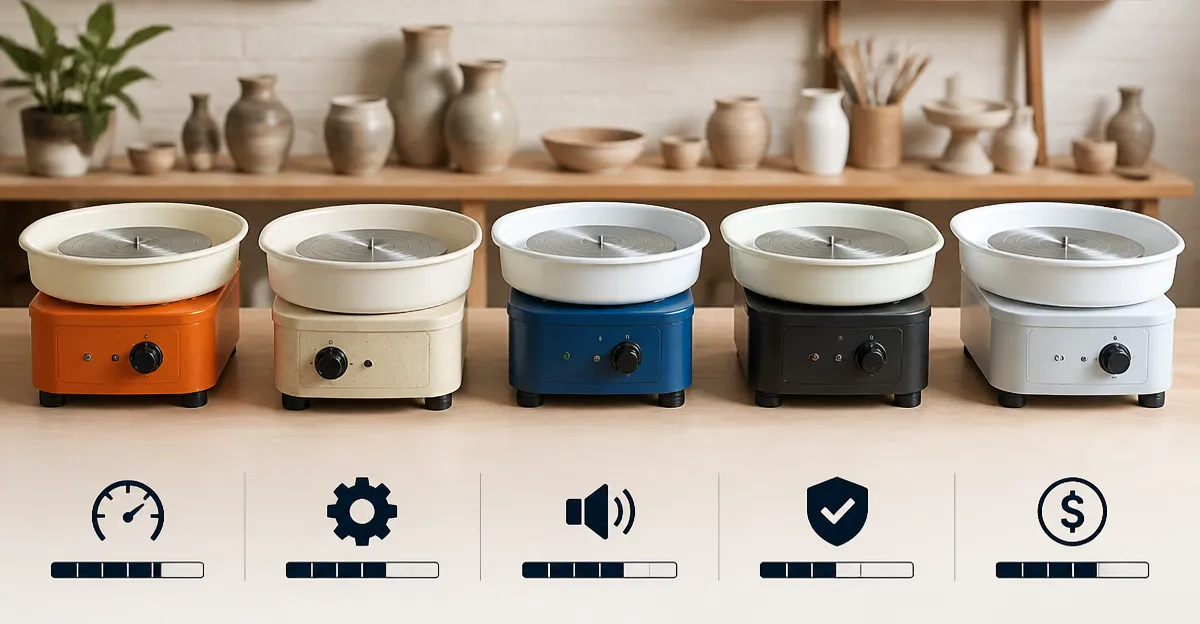 VEVOR vs Insnug vs BIUTEFOU: In‑Depth Pottery Wheel Comparison