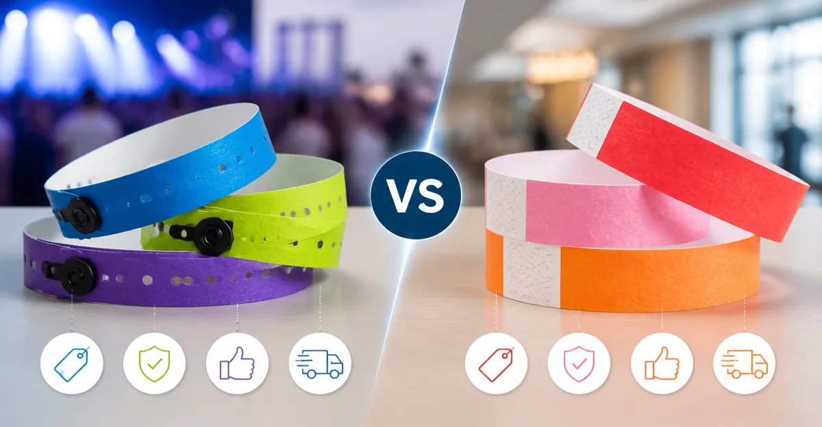 Wristco Tyvek Wristbands | WristCo Tyvek vs Paper Wristbands: Detailed