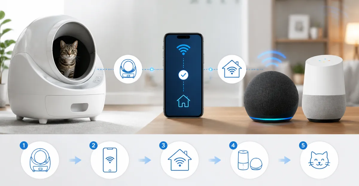 How to Integrate Your Automatic Litter Box with Alexa and Google Assistant