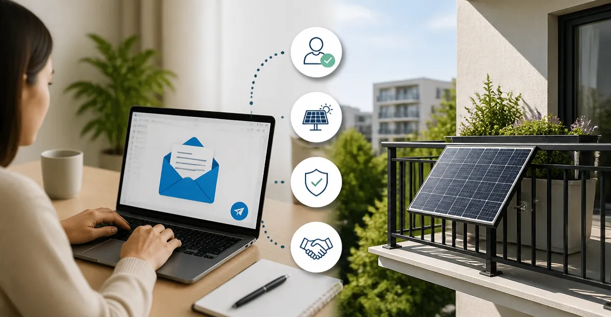 How to Ask Your Landlord for Balcony Solar: Sample Email Template to Get Permission