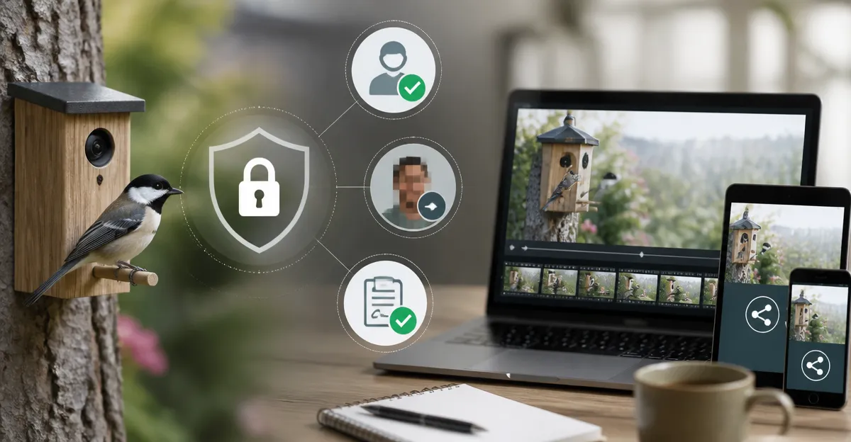 How to Share Bird Camera Footage Securely