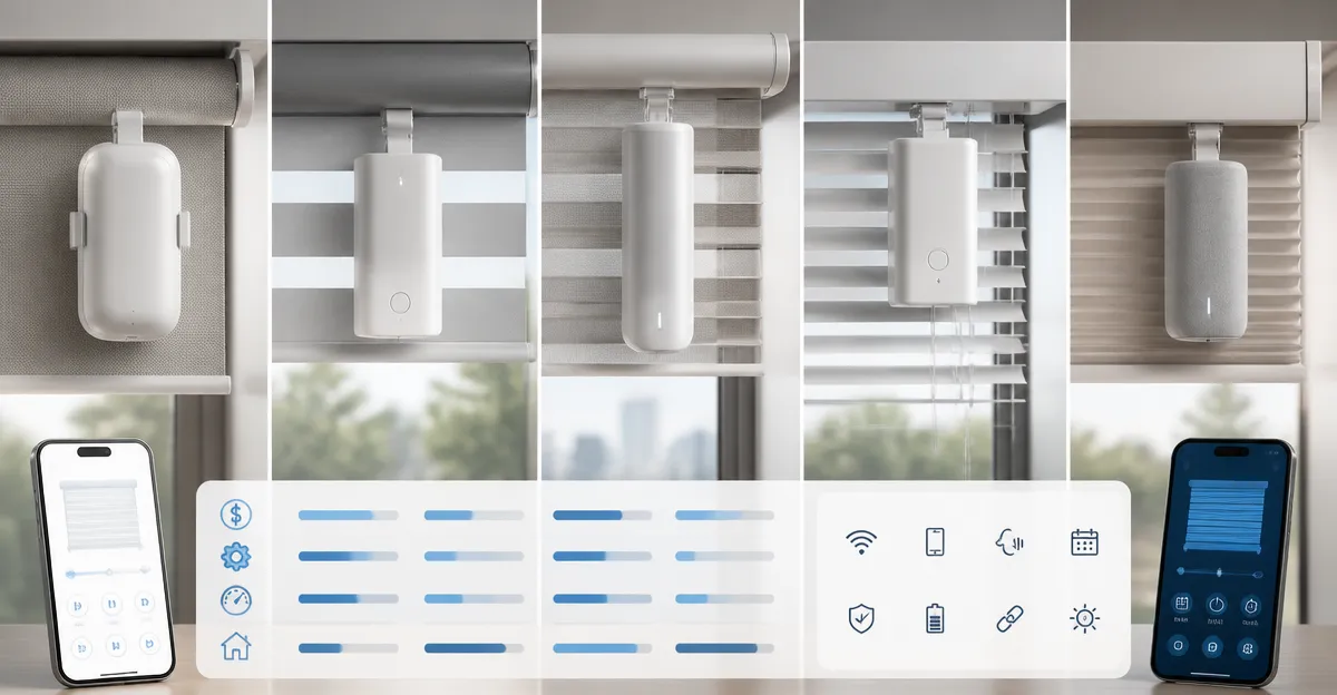 SwitchBot vs Allesin vs Kincmo vs Persilux: Smart Blind Comparison 2026