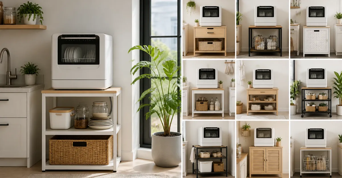 10 Space‑Saving Portable Dishwasher Stand Ideas for Small Apartments