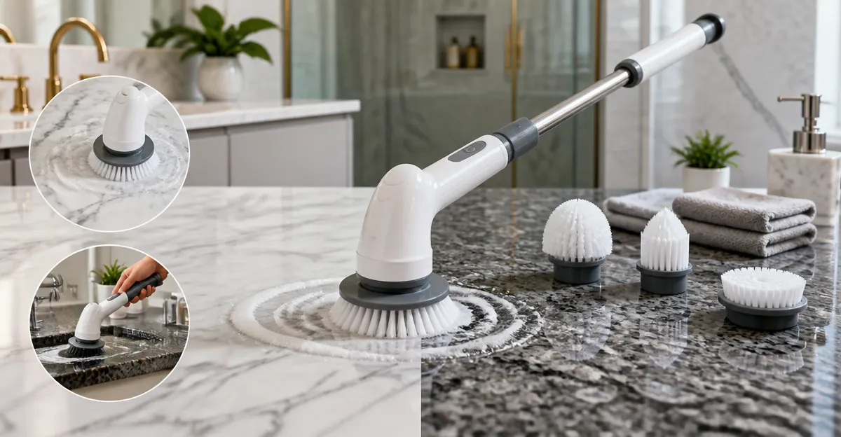 How to Use Spin Scrubbers on Marble & Granite Safely