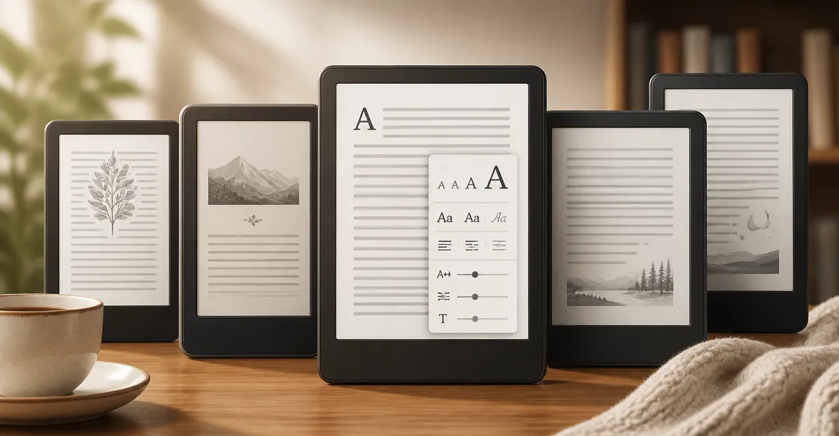 10 Best E-Readers with Adjustable Fonts: Customize Size, Style & Spacing