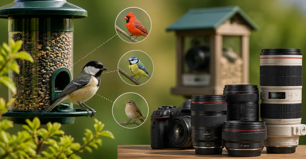 Best Optics for Bird Feeder Cameras: Complete Guide to Focal Lengths & Lens Choices