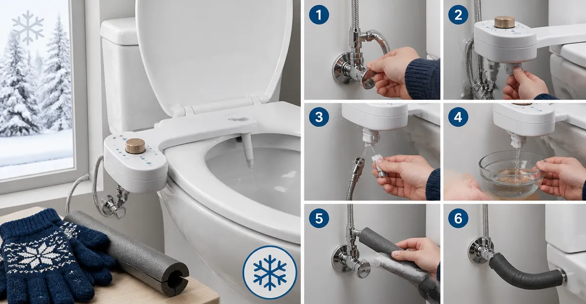 How to Winterize a Non-Electric Bidet Attachment