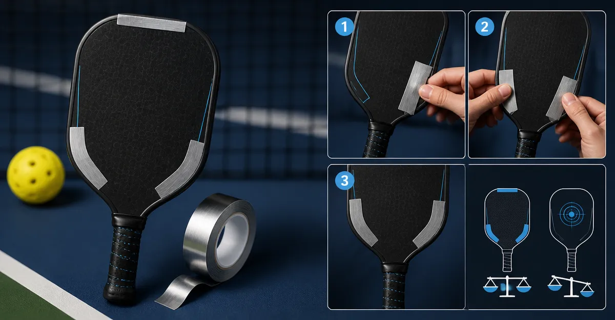 How to Custom‑Balance Your Pickleball Paddle with Lead Tape