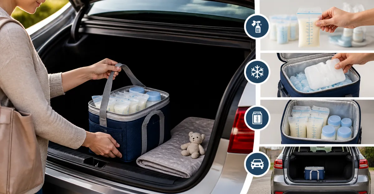 How to Safely Transport Expressed Breast Milk in Your Car Trunk