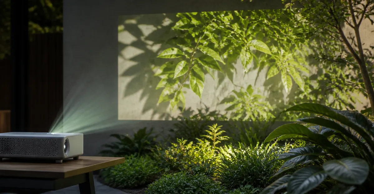 Project onto Grass & Foliage: Step-by-Step Guide