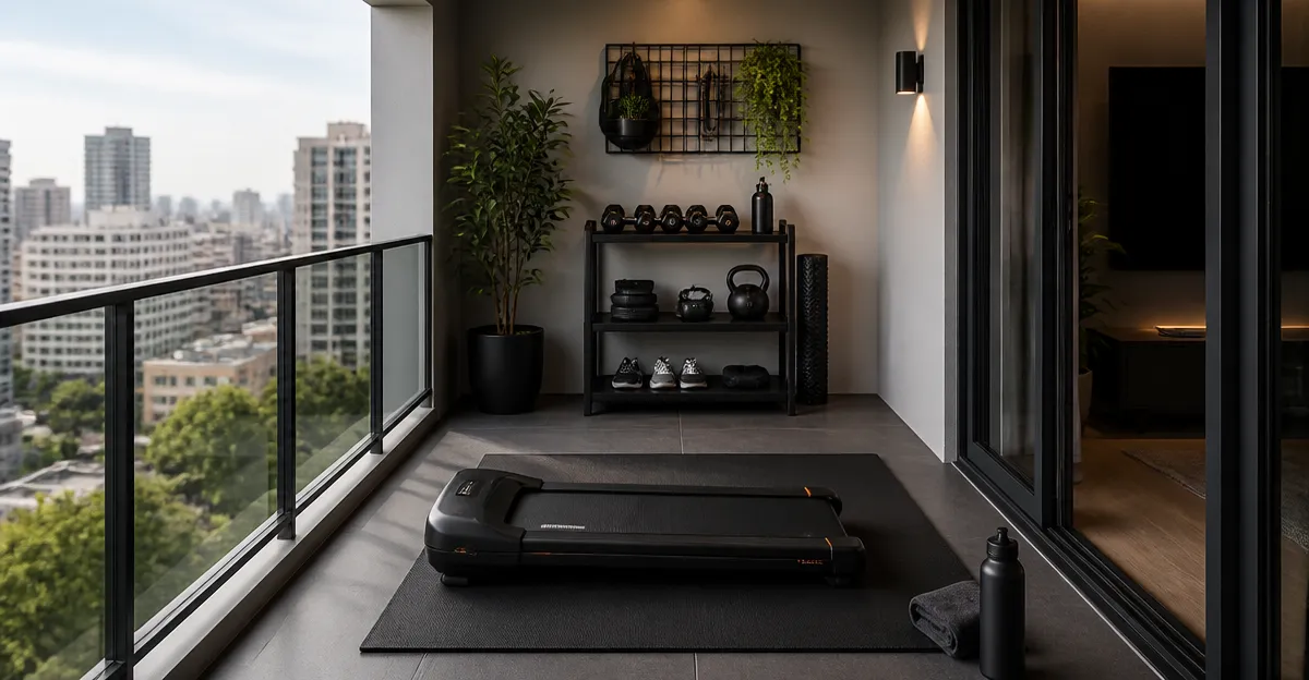 Ultimate Guide to Building a Balcony Micro Gym Around a Folding Treadmill