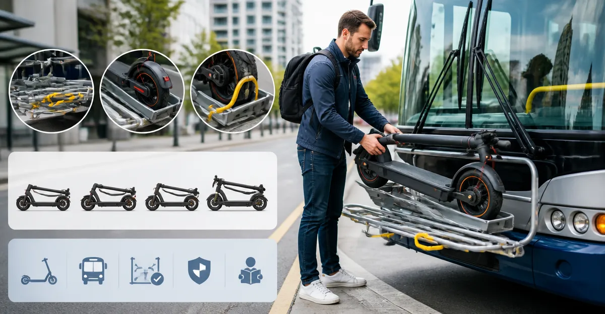 Can Folding E‑Scooters Fit on Bus Bike Racks? Complete Guide