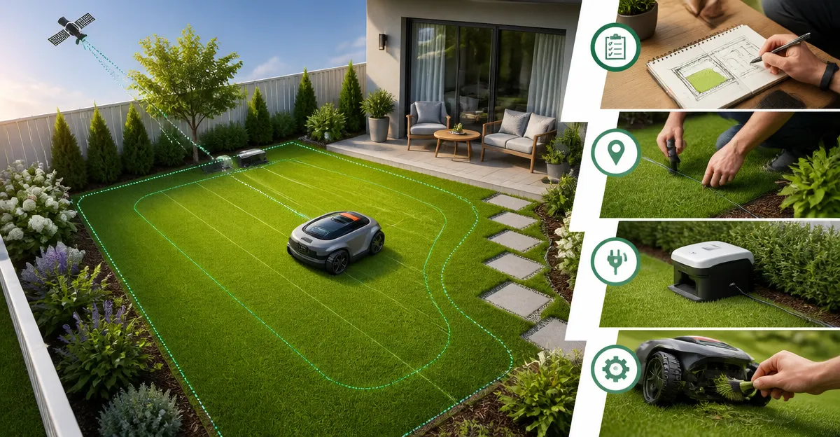 How to Optimize a Small Yard for a GPS Robot Mower