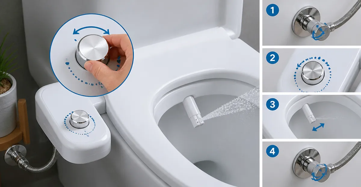 How to Adjust Water Pressure on a Bidet Attachment – Step-by-Step Guide
