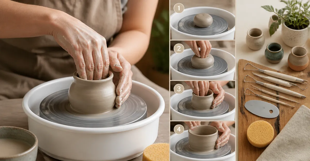 How to Master Left-Handed Techniques on a Mini Pottery Wheel