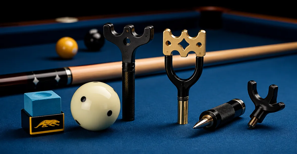 Comparing Top Pool Accessories: Chalk, Training Ball, Bridges, and Tip Tool