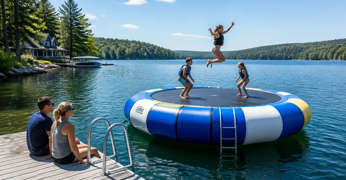 How to Choose the Right Size Water Trampoline for Your Lake
