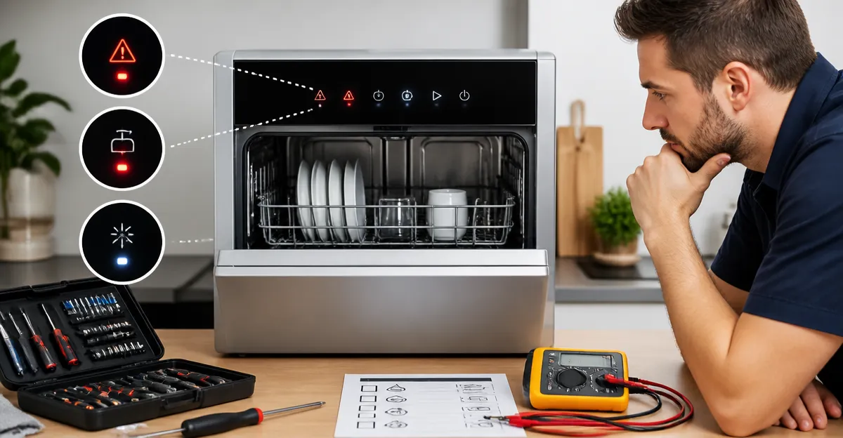How to Troubleshoot Countertop Dishwasher Error Codes