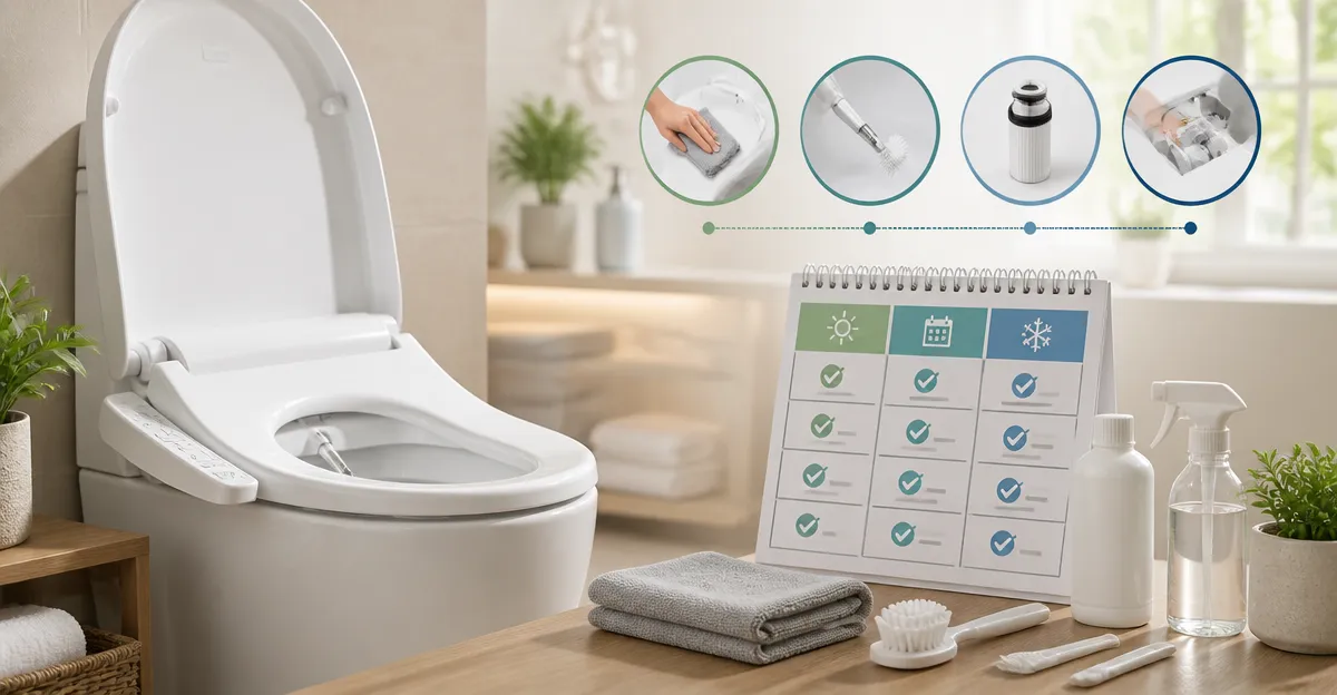 Bidet Seat Maintenance Schedule: Maximize Longevity