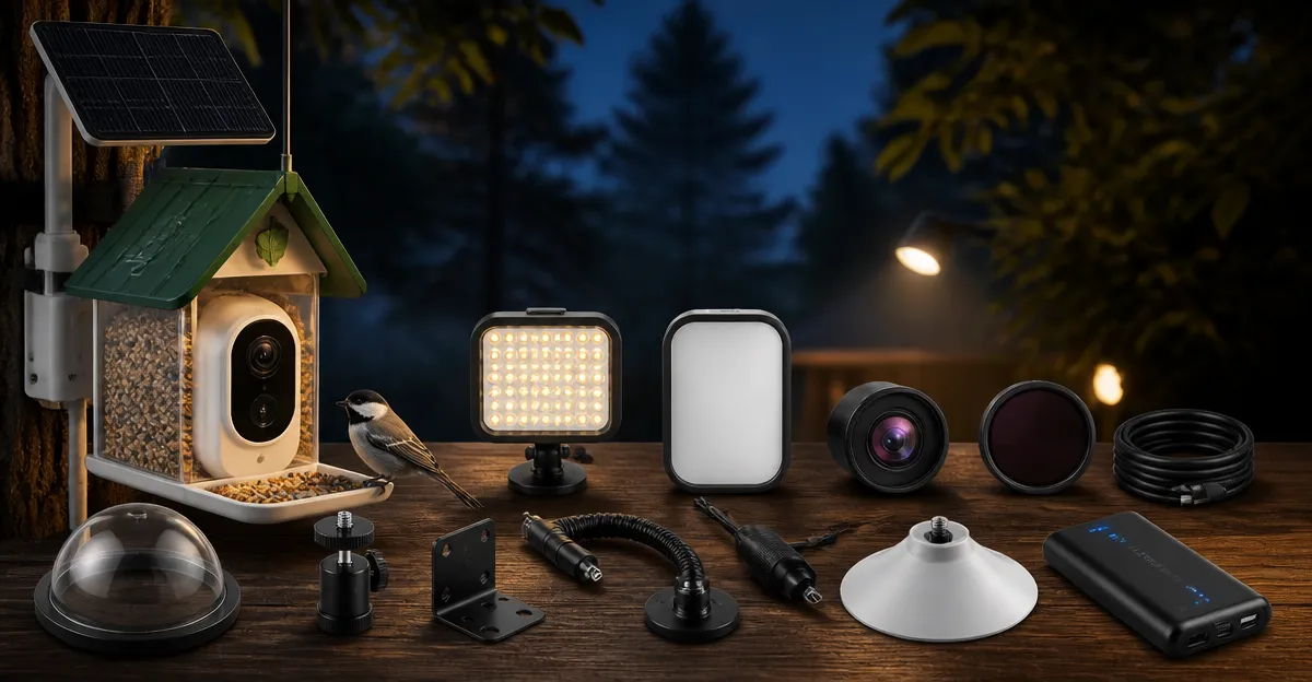 12 Must‑Have Accessories to Boost Low‑Light Performance of Your Bird Feeder Camera
