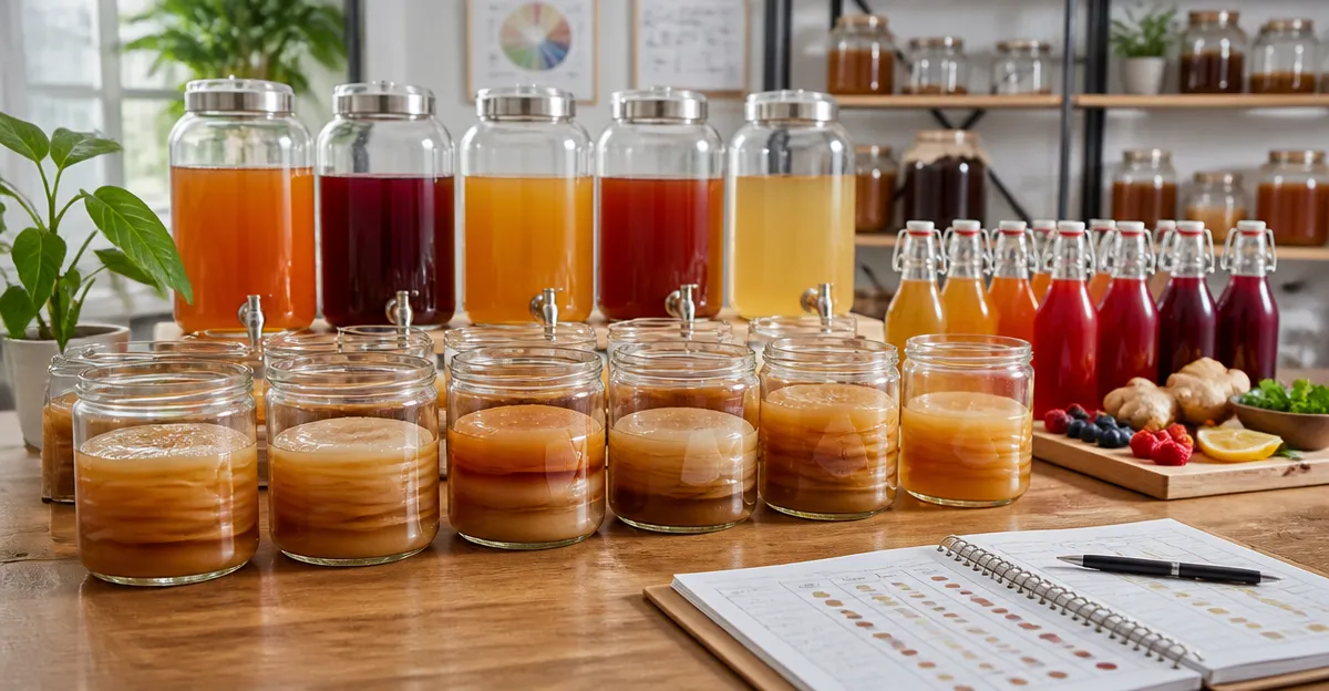 SCOBY Inventory Guide for Multi-Flavor Kombucha Production