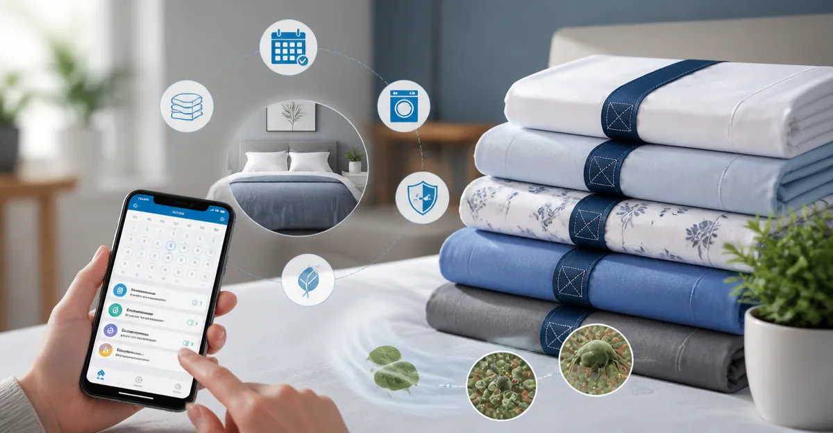 How to Use a Bedding Rotation Reminder App for Allergy Control
