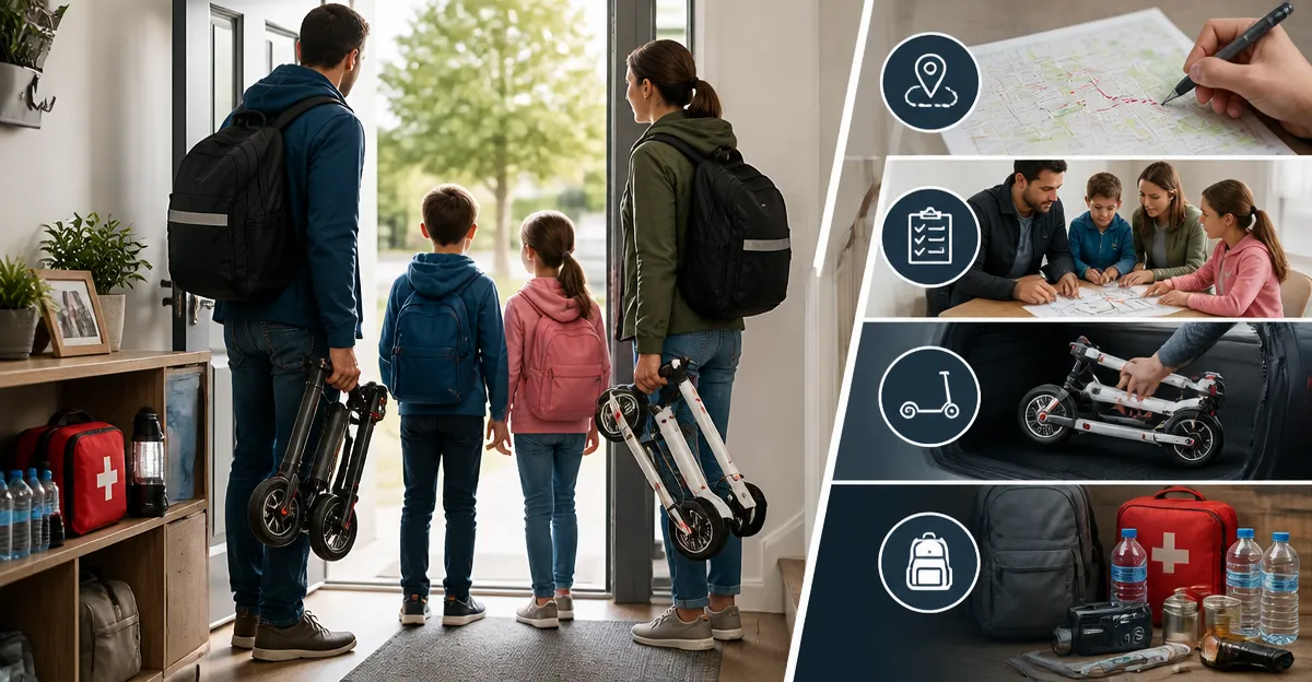 How to Create a Family Emergency Evacuation Plan Using Folding Scooters