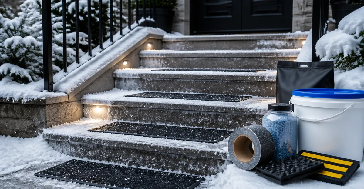 Anti‑Slip Solutions for Icy Outdoor Stairs: The Ultimate Guide