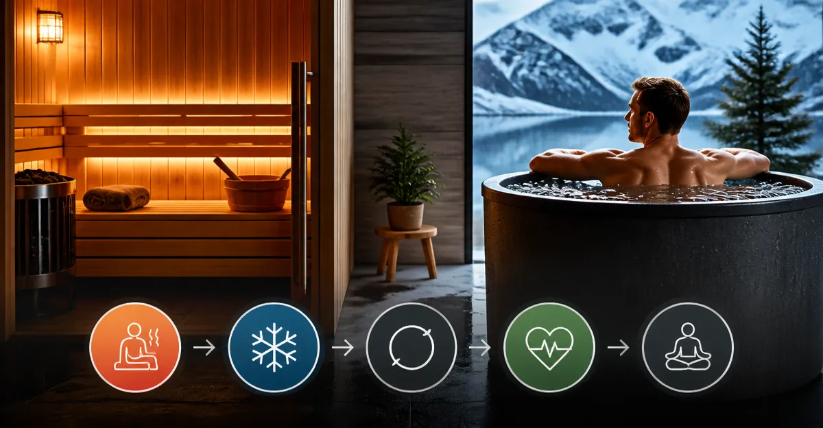 Sauna Then Ice Bath: Complete Protocol & Timing Guide