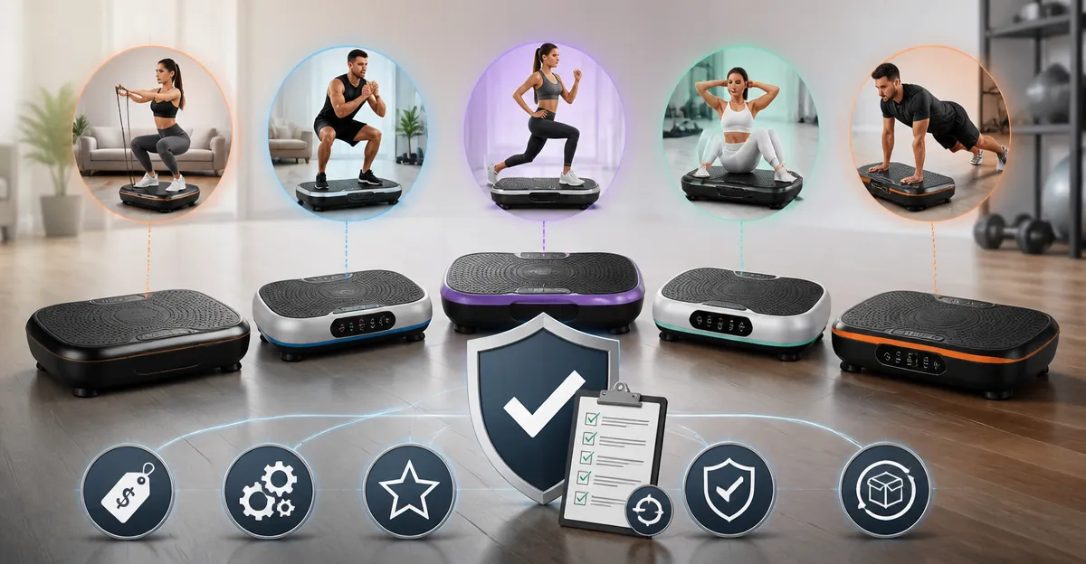 AXV vs Lifepro vs SoftGym vs HVX vs NISILIN Vibration Plates Comparison