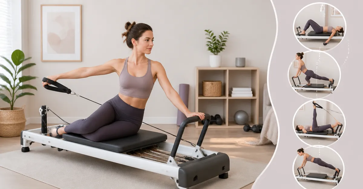 Postpartum Reformer Workouts at Home – Safe Small‑Space Guide