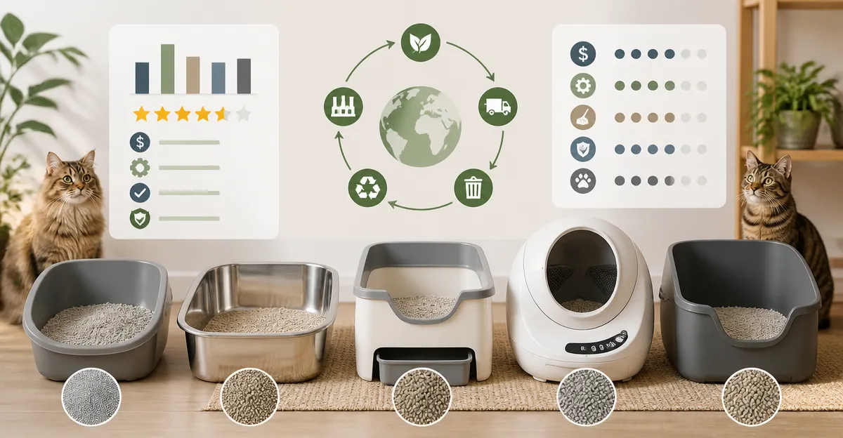 Best Cat Litter Boxes Compared: Plastic, Steel, Sifting, Automatic & XL Options