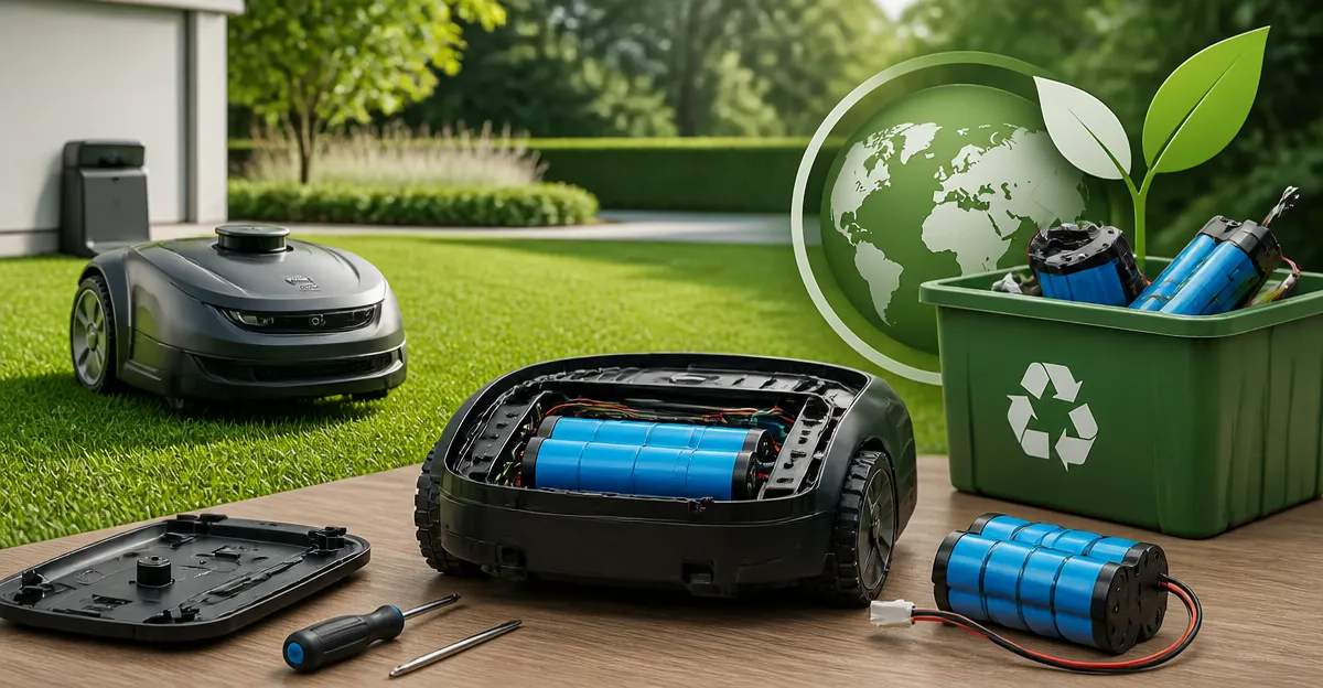 Robot Lawn Mower Battery Replacement & Lithium Recycling Guide