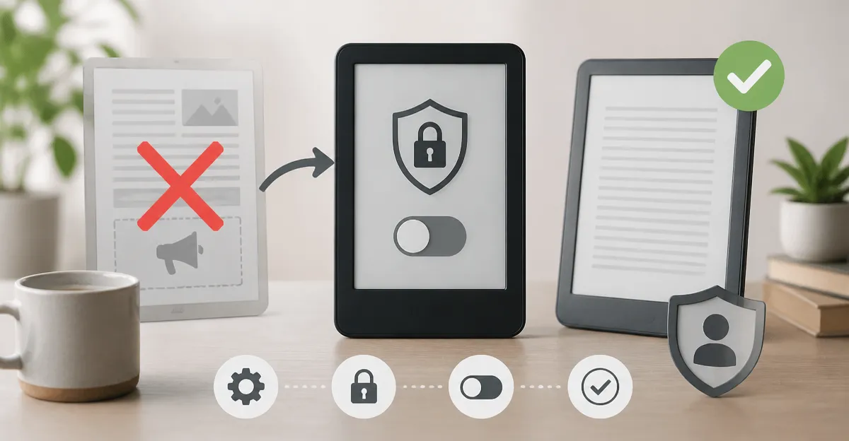 How to Disable Ads on Your E‑Reader