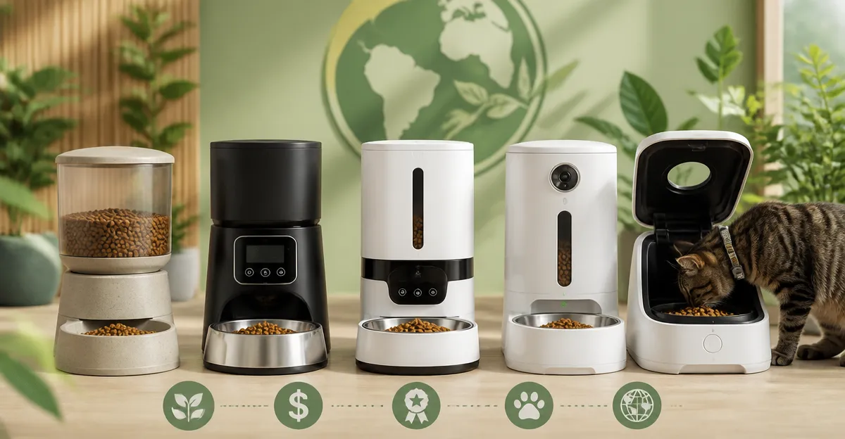 Amazon Pet Feeders Compared: Gravity, Automatic & Microchip Options
