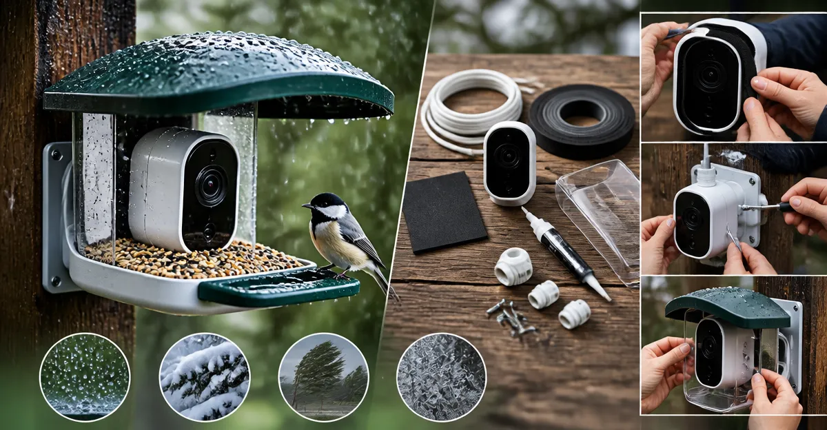 How to Weatherproof Bird Feeder Cameras: DIY Guide