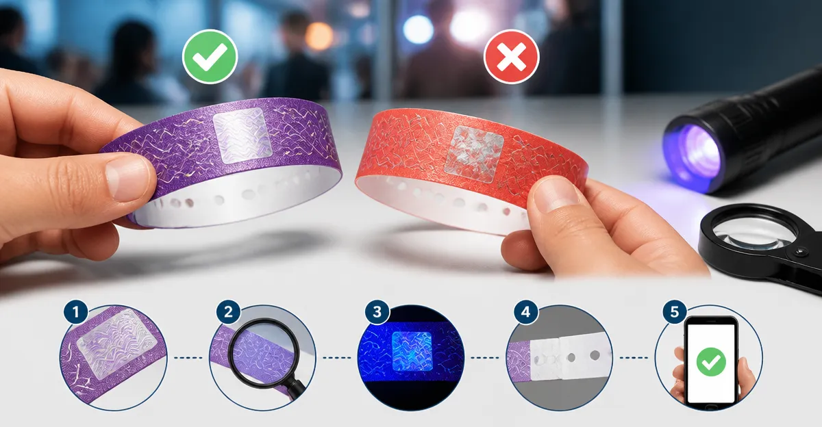 How to Detect Counterfeit Event Wristbands: Step-by-Step Guide