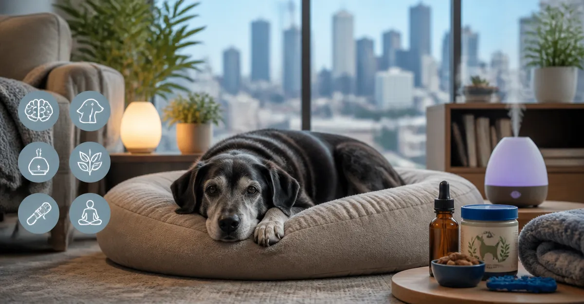 Calming Solutions for Senior Dogs in Urban Apartments